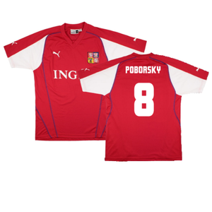 Czech Republic 2000-02 Home Shirt (Mint) (Poborsky 8)_0