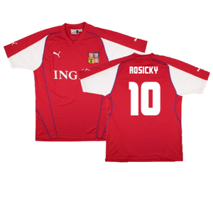 Czech Republic 2000-02 Home Shirt (Mint) (Rosicky 10)_0