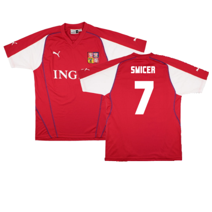 Czech Republic 2000-02 Home Shirt (Mint) (Smicer 7)