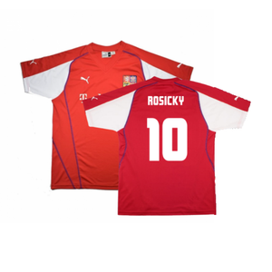 Czech Republic 2004-06 Home Shirt (XL) (Good) (Rosicky 10)_0