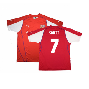 Czech Republic 2004-06 Home Shirt (L) (Very Good) (Smicer 7)_0