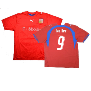 Czech Republic 2006-08 Home Shirt (XL) (Very Good) (Koller 9)_0