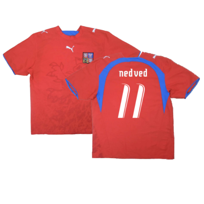 Czech Republic 2006-07 Home Shirt (XL) (Excellent) (Nedved 11)