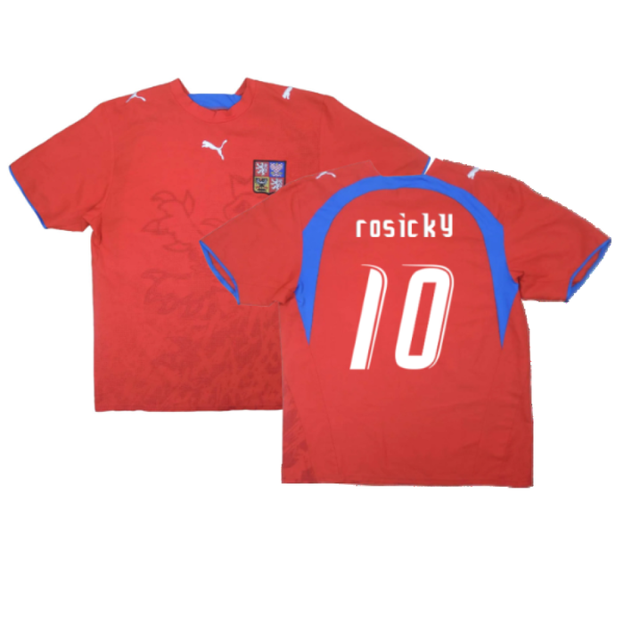 Czech Republic 2006-07 Home Shirt (XL) (Excellent) (Rosicky 10)