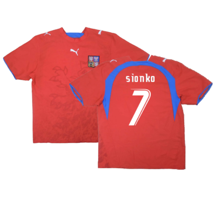 Czech Republic 2006-07 Home Shirt (XL) (Excellent) (Sionko 7)