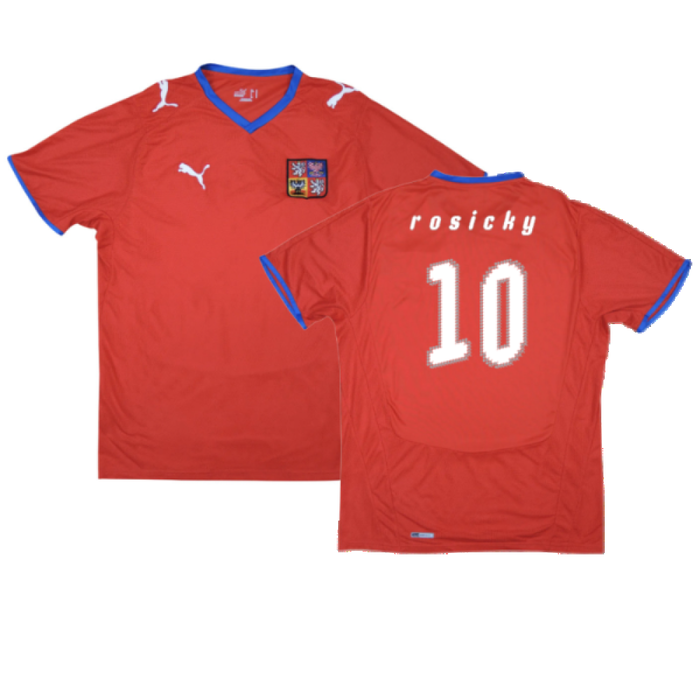 Czech Republic 2008-10 Home Shirt (M) (Excellent) (Rosicky 10)