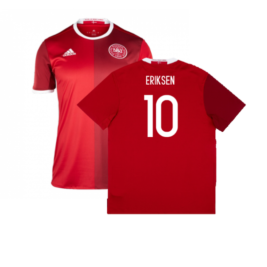 Denmark 2015-16 Home Shirt (L) (Excellent) (Eriksen 10)_0
