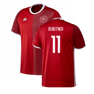 Denmark 2016-17 Home Shirt (S) (Mint) (Bendtner 11)_0