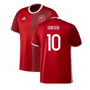 Denmark 2016-17 Home Shirt (S) (Mint) (Eriksen 10)_0