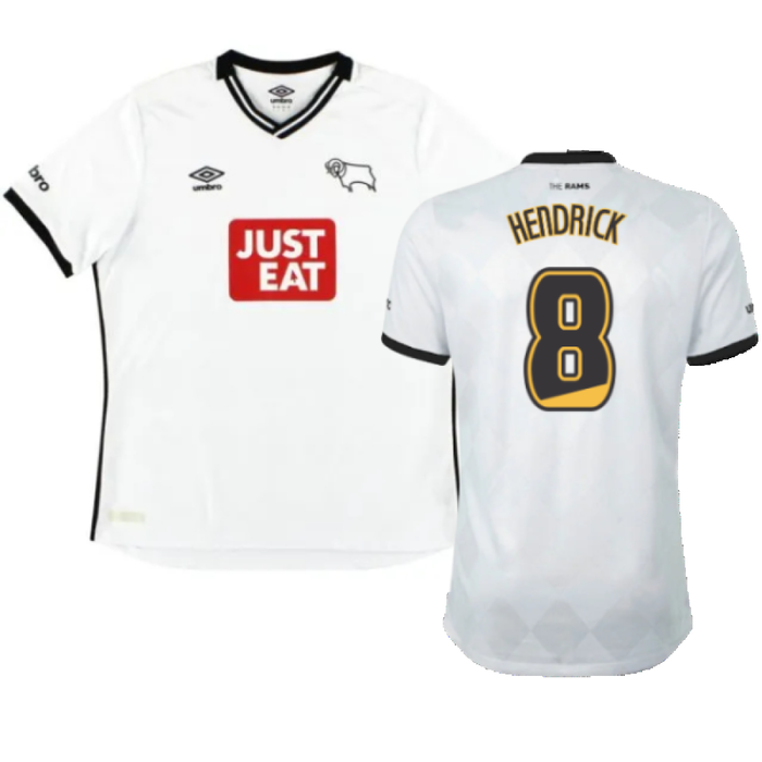 Derby County 2015-16 Home Shirt (Good) (Hendrick 8)