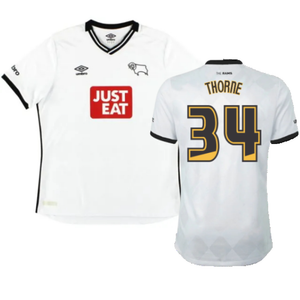 Derby County 2015-16 Home Shirt (M) (Very Good) (Thorne 34)_0