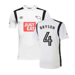 Derby County 2016-17 Home Shirt (S) (BRYSON 4) (Excellent)_0