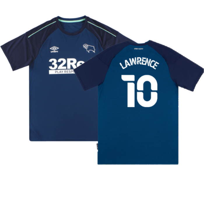 Derby County 2020-21 Away Shirt (M) (Excellent) (Lawrence 10)