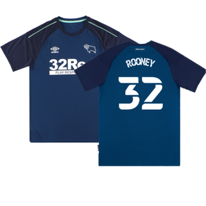 Derby County 2020-21 Away Shirt (S) (Mint) (Rooney 32)_0