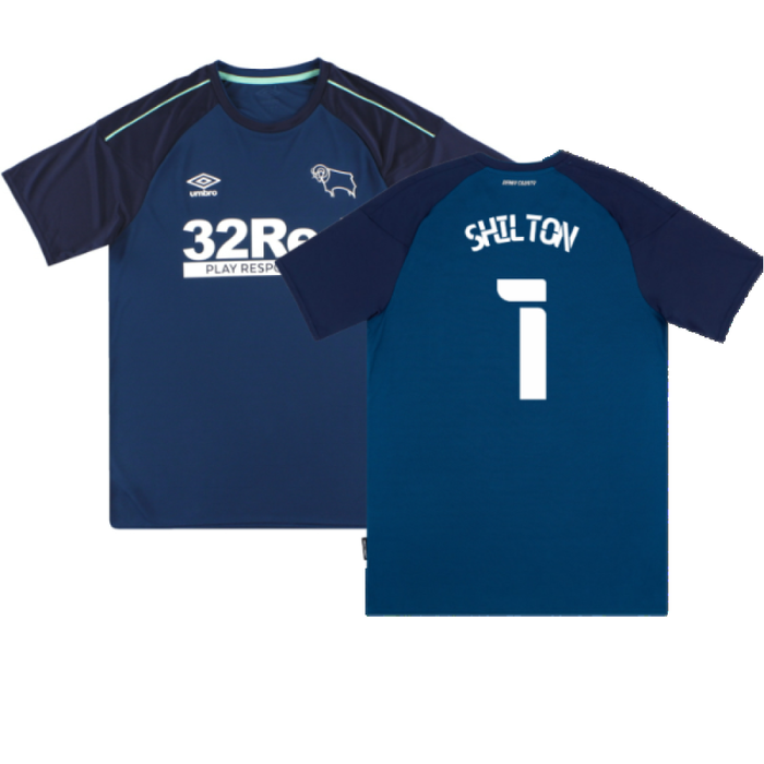 Derby County 2020-21 Away Shirt (L) (Mint) (Shilton 1)