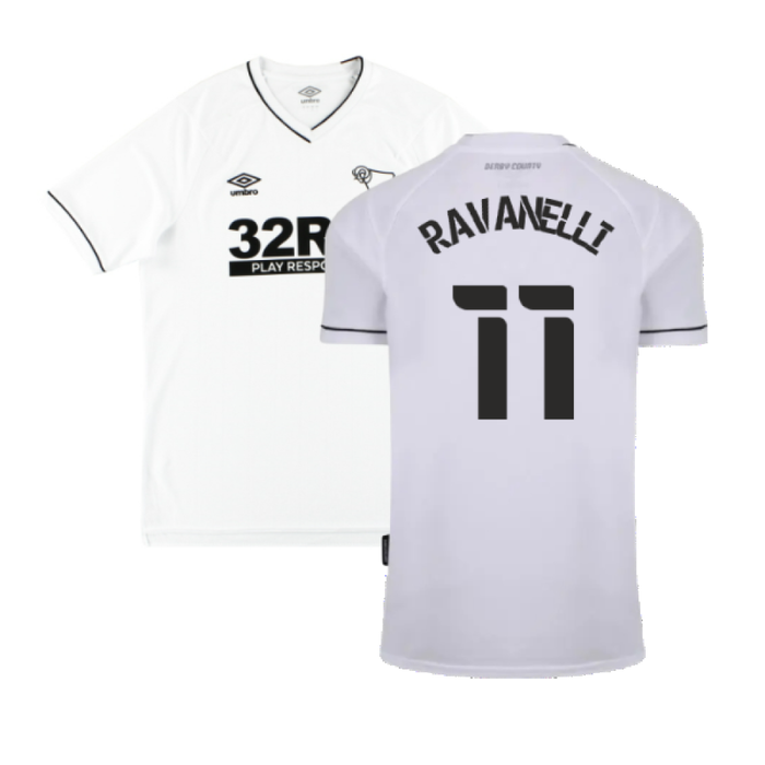 Derby County 2020-21 Home Shirt (L) (Excellent) (Ravanelli 11)