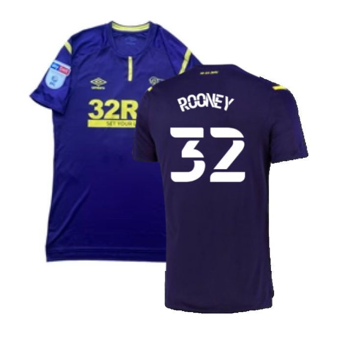 Derby County 2021-22 Third Shirt (M) (Mint) (Rooney 32)