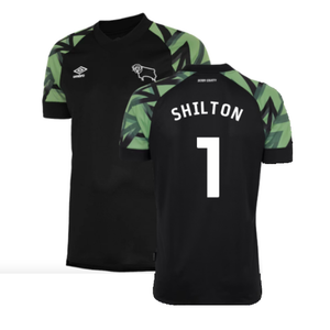 Derby County 2022-23 Away Shirt (Sponsorless) (XXL) (Shilton 1) (Very Good)_0