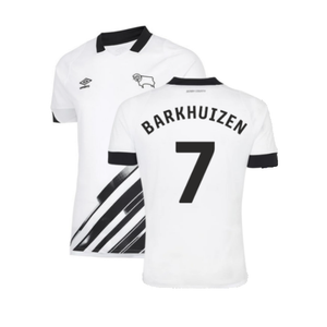 Derby County 2022-23 Home Shirt (Sponsorless) (S) (Barkhuizen 7) (Very Good)_0