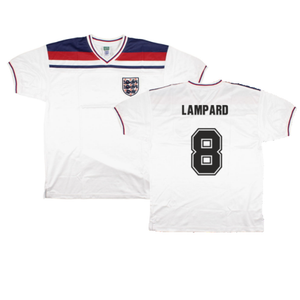 England 1980-82 Score Draw Replica Home Shirt (XL) (Excellent) (Lampard 8)_0