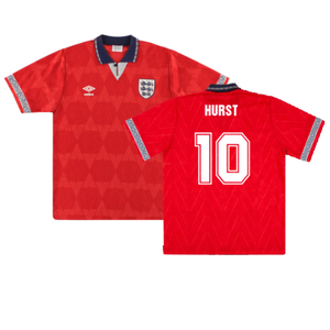 England 1990-92 Away Shirt (Excellent) (Hurst 10)_0