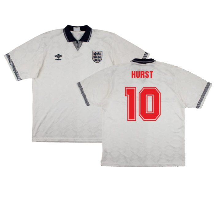 England 1990-92 Home Shirt (XL) (Excellent) (Hurst 10)