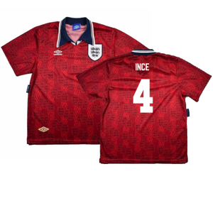 England 1993-95 Away Shirt (Very Good) (Ince 4)_0