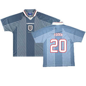 England 1996-97 Away Shirt (M) (Good) (Foden 20)_0