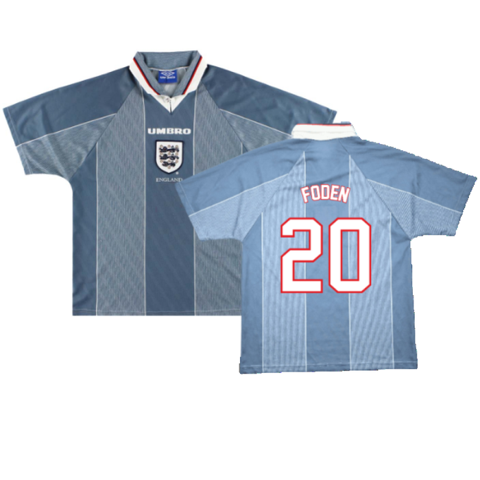 England 1996-97 Away Shirt (M) (Good) (Foden 20)