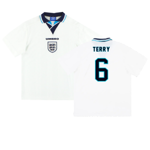 England 1995-97 Home Shirt (XL) (TERRY 6) (Excellent)_0