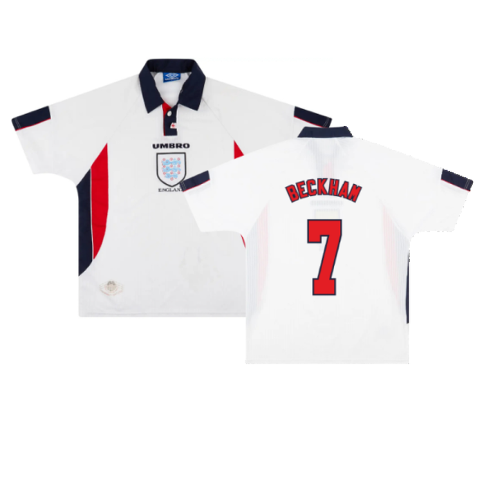 England 1997-99 Home (M) (Very Good) (BECKHAM 7)