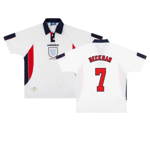 England 1997-99 Home Shirt (XL) (Excellent) (BECKHAM 7)_0