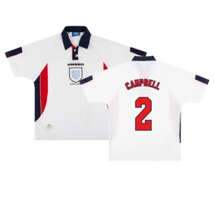 England 1997-99 Home Shirt (XL) (Excellent) (CAMPBELL 2)_0