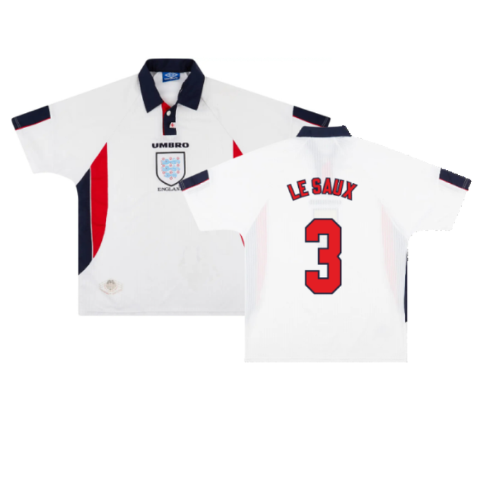 England 1997-99 Home Shirt (Good) (LE SAUX 3)