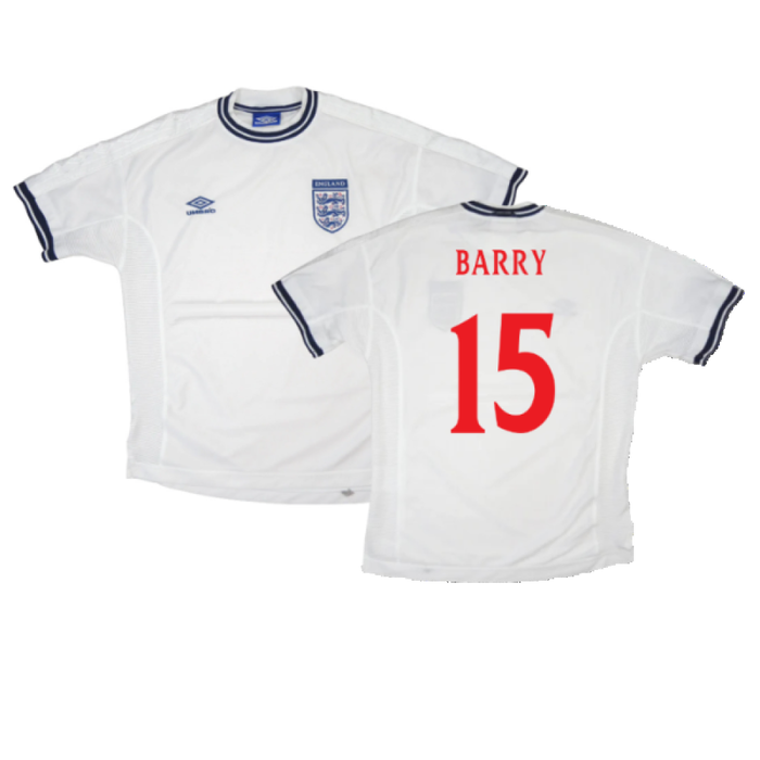 England 1999-01 Home Shirt (Fair) (Barry 15)