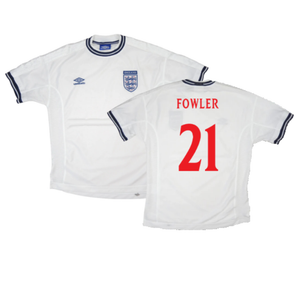 England 1999-01 Home Shirt (Very Good) (Fowler 21)_0