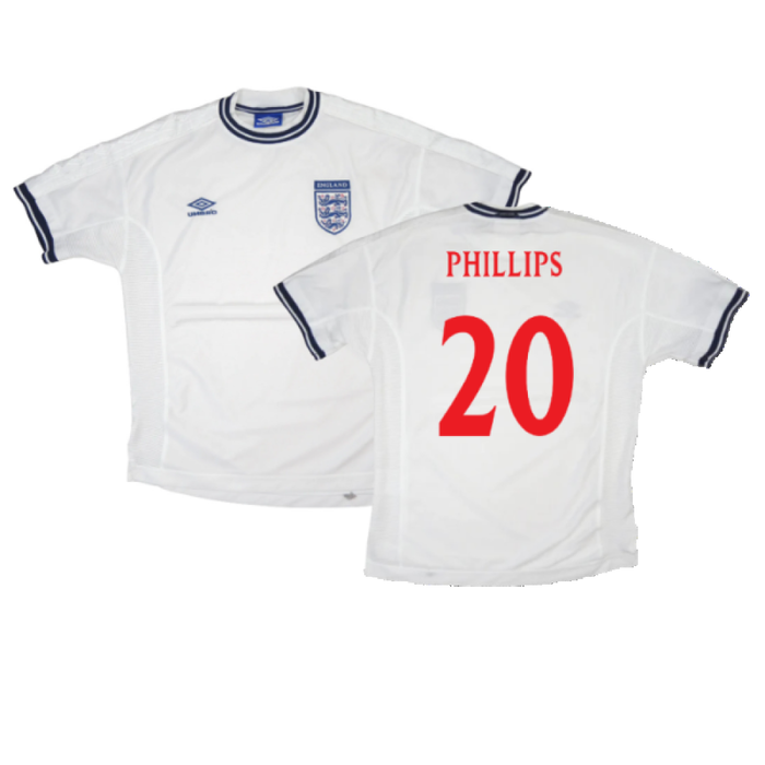 England 1999-01 Home Shirt (L) (Very Good) (Phillips 20)