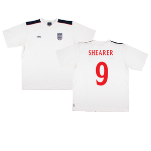 England 1999-2001 Umbro Training Shirt (L) (Very Good) (Shearer 9)_0