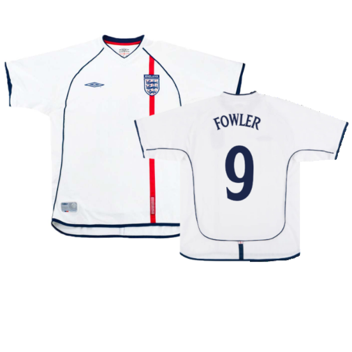 England 2001-03 Home (XL) (Excellent) (Fowler 9)