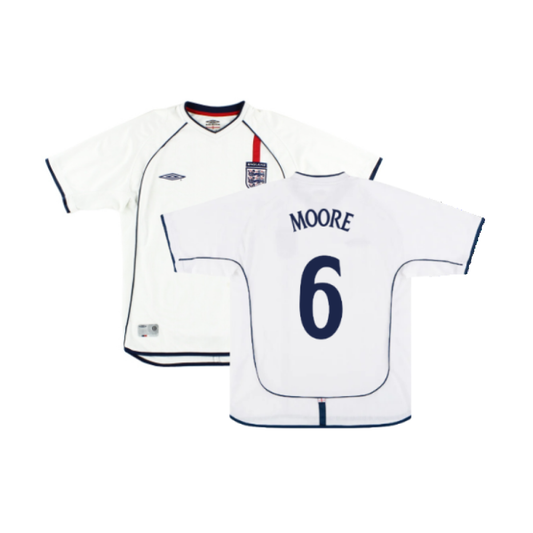 England 2001-03 Home Shirt (L) (Good) (MOORE 6)_0