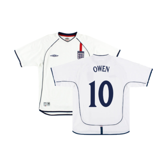 England 2001-03 Home Shirt (Fair) (OWEN 10)