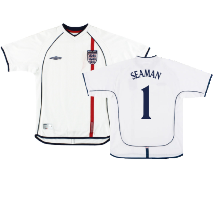 England 2001-03 Home Shirt (XL) (Good) (SEAMAN 1)