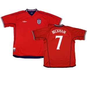 England 2002-04 Away Shirt (L) (Fair) (Beckham 7)_0