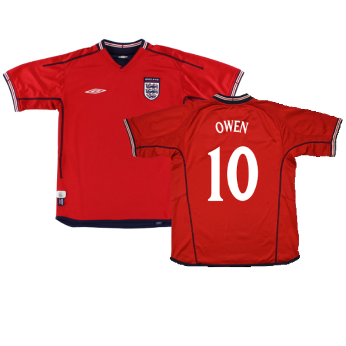 England 2002-04 Away Shirt (M) (Excellent) (OWEN 10)