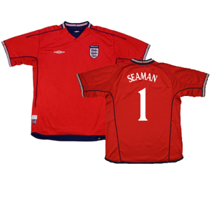 England 2002-04 Away Shirt (XL Boys 13) (Excellent) (SEAMAN 1)_0