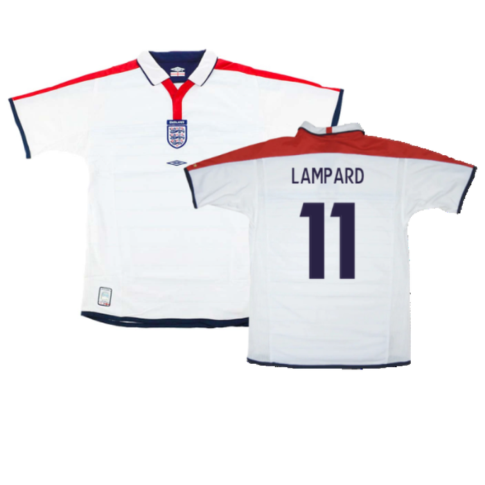 England 2003-05 Home Shirt (XL) (Fair) (Lampard 11)