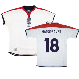 England 2003-05 Home Shirt (Women\\\'s 16) (Excellent) (Hargreaves 18)_0