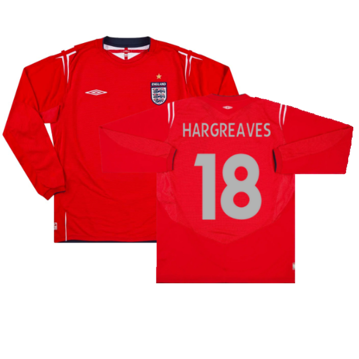 England 2004-06 Away L/S (L) (Excellent) (Hargreaves 18)