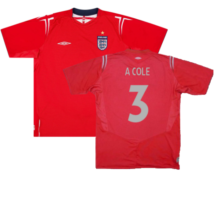 England 2004-06 Away Shirt (3XL) (Very Good) (A Cole 3)