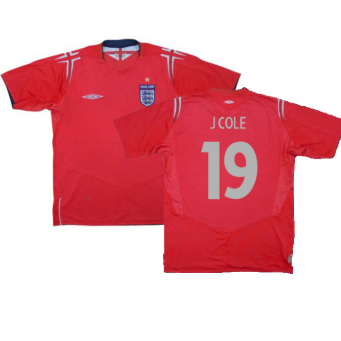 England 2004-2006 Away Shirt (Excellent) (J Cole 19)